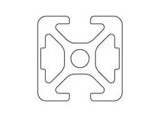 Profil 5 20x20 2N 180 – przekrój