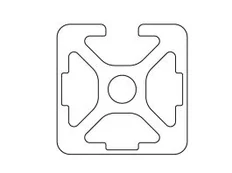 Profil 5 20x20 3N – przekrój