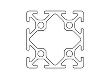 Profil 5 40x40 – przekrój