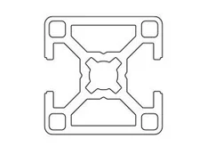 Profil 10 40x40 2N 180 – przekrój