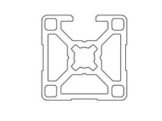 Profil 10 40x40 3N – przekrój