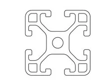 Profil 6 30x30 lekki – przekrój