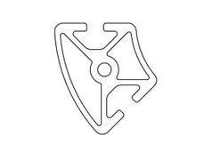 Profil 6 R30x60-45 – przekrój