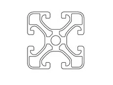 Profil 8 40x40 eco – przekrój