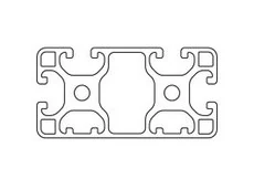 Profil 8 80x40 lekki 2N – przekrój
