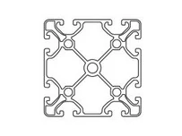 Profil 8 80x80 eco – przekrój