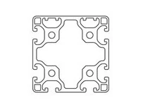 Profil 8 80x80 lekki 2N – przekrój
