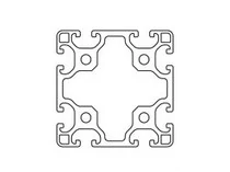 Profil 8 80x80 lekki – przekrój